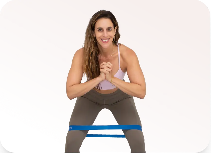A movement professional working with a client
